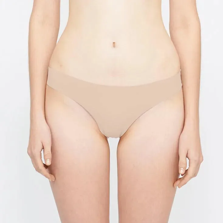 Sexy Lady Thongs Plain Seamless Women Thongs Low Waist Fitness One Piece Bikini Underwear Panties-RANBAO