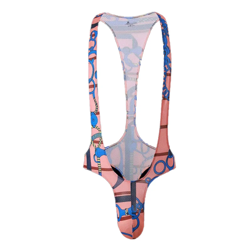 Top Selling Mens Bodysuits Dressy Gay Cute Mens Sexy Bodysuits Print Patterns Bodysuits Plus Size-RANBAO