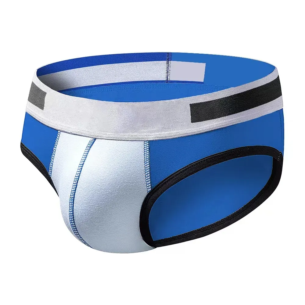 Best Quality Men's Briefs Mixed Colors Cotton Men's Underwear Low-rise Large Pouch Briefs for Men-RANBAO