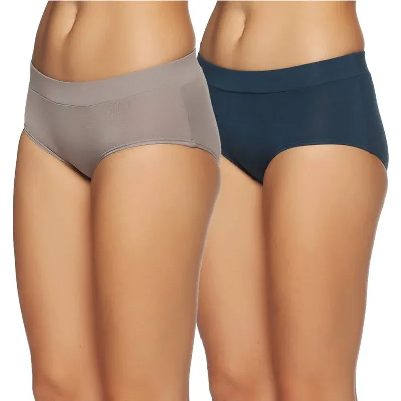 Custom High Quality Full Sustainable Micromodal Elastane Elastic Women Hipster Multicolor Panty-RANBAO