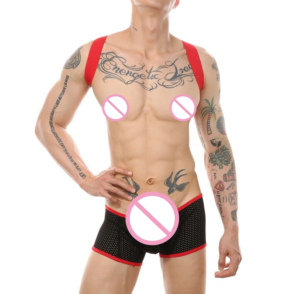 Factory Directly Supply Bodysuit for Men Customize Mix Colors Gay Mens Bodysuit Mesh Mens Sexy Underwear-RANBAO