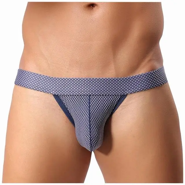 High Quality Sexy Men's Thong Underwear Low-rise Mens Thong Hot Fashionable Sexy Gay Men Underwear-RANBAO