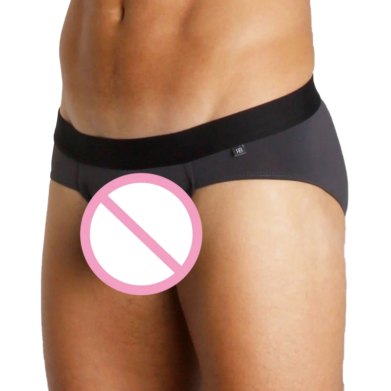 OEM Top Quality Briefs Mens Underwear Plus Size Wholesale Men Underwear Low-rise Sexy Men's Briefs-RANBAO
