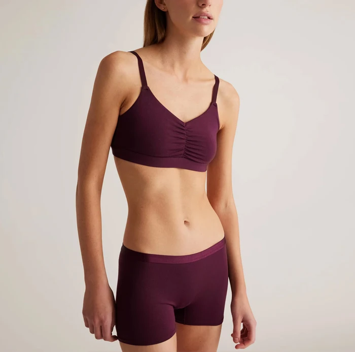 Wholesale Custom Logo Women's Briefs Blank Underwear Seamless Fitness Sport Womens Boxer Panties Shorts-RANBAO