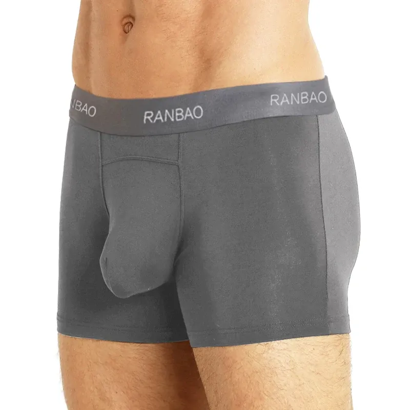 Wholesale Underwear Men Boxer Briefs Quality Men Brief Micromodal Mens Boxers-RANBAO