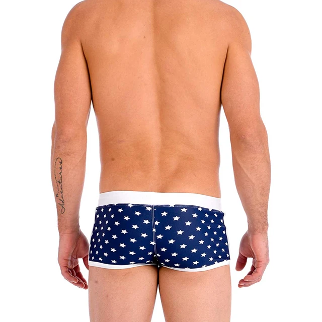 Wholesale Breathable Comfortable Eco-Friendly Swimwear Slimming Cheap Price Board Shorts Luxury Men's Swimming Trunks-RANBAO