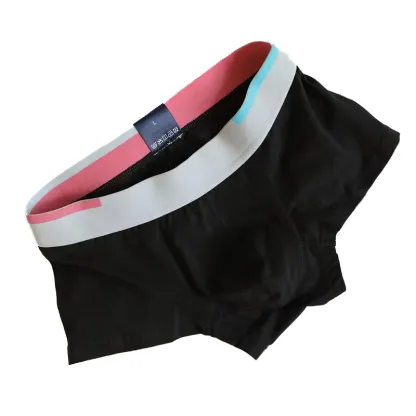 Popular Men Underwear Boxer Mid-rise Cotton Mens Underwear Custom Logo Mens Boxer Briefs-RANBAO