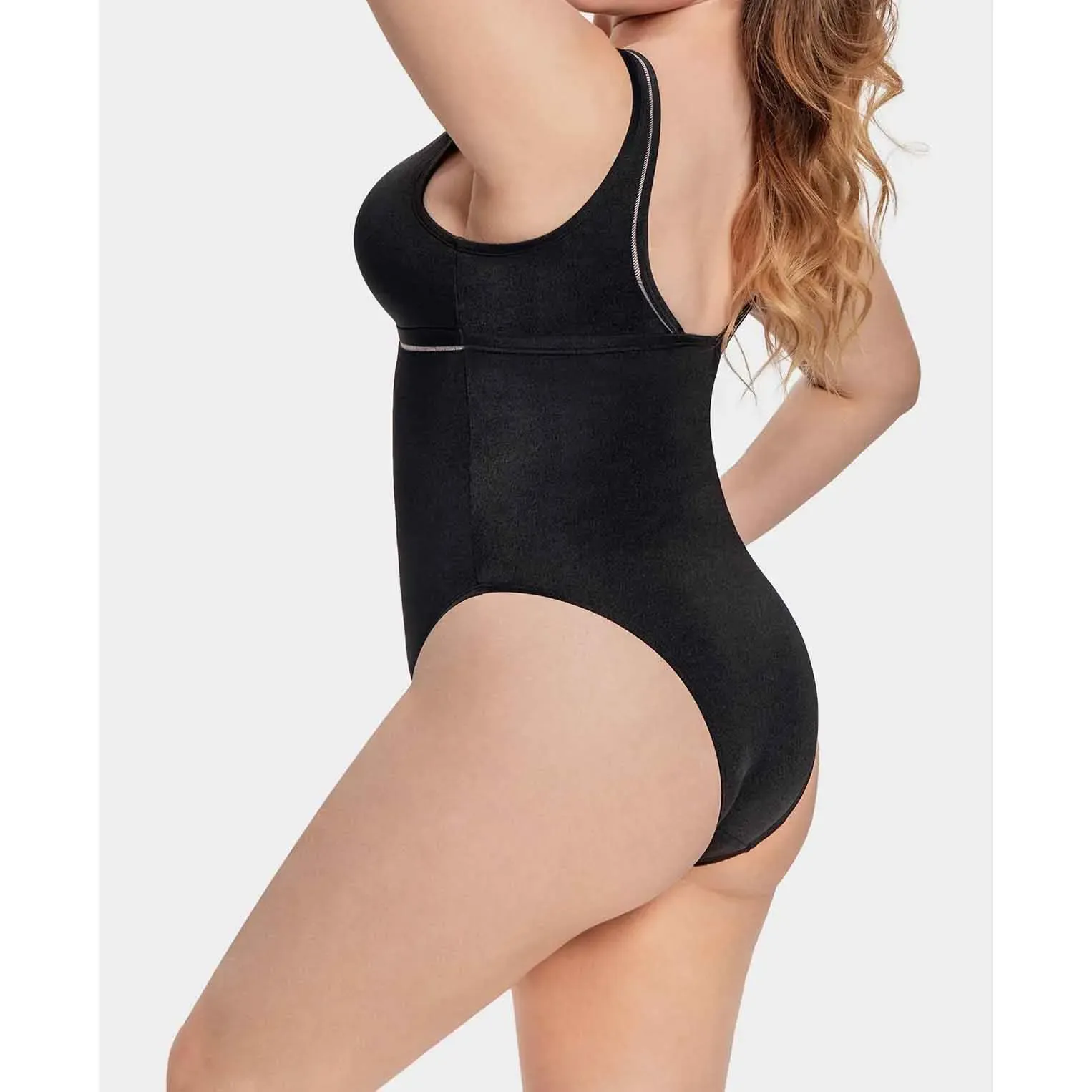 Lady's Women's Bodysuit Plus Jumpsuit for Female Beach High Cut Sexy Backless Swimsuit Swimwear Bathing Wear One Piece V-neck-RANBAO