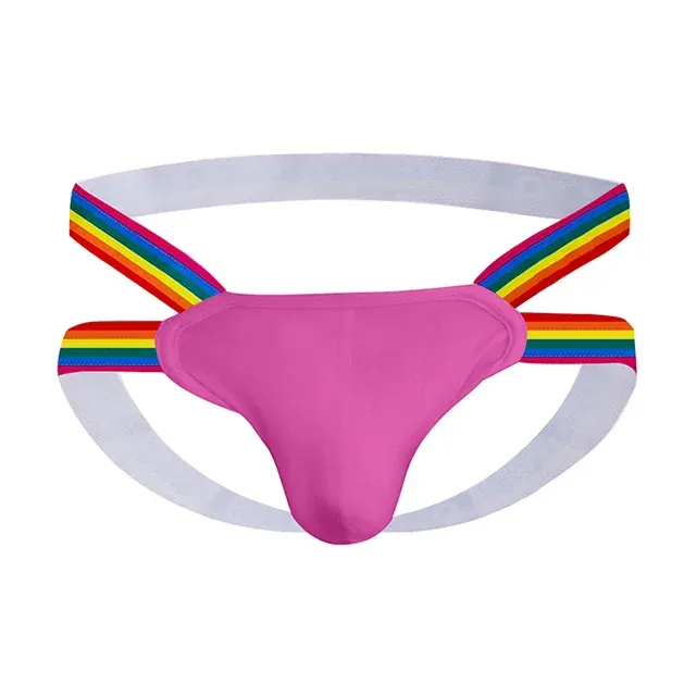 Big Bulge Elastic Waistband Sissy Boys Jockstraps Erotic Sexy Panties Thongs for Gay Man-RANBAO