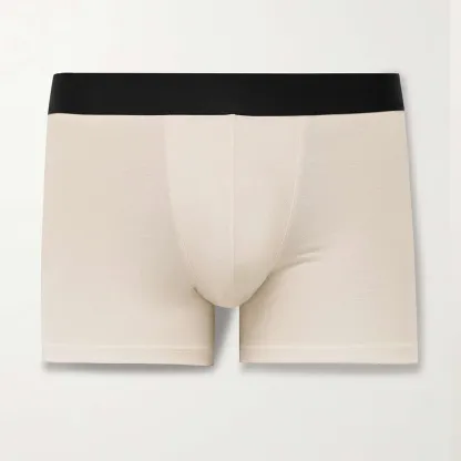 OEM Manufacturer Custom Micro comfort Touch Stretch Jersey Boxer Briefs-RANBAO