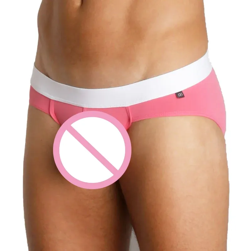 OEM Top Quality Briefs Mens Underwear Plus Size Wholesale Men Underwear Low-rise Sexy Men's Briefs-RANBAO