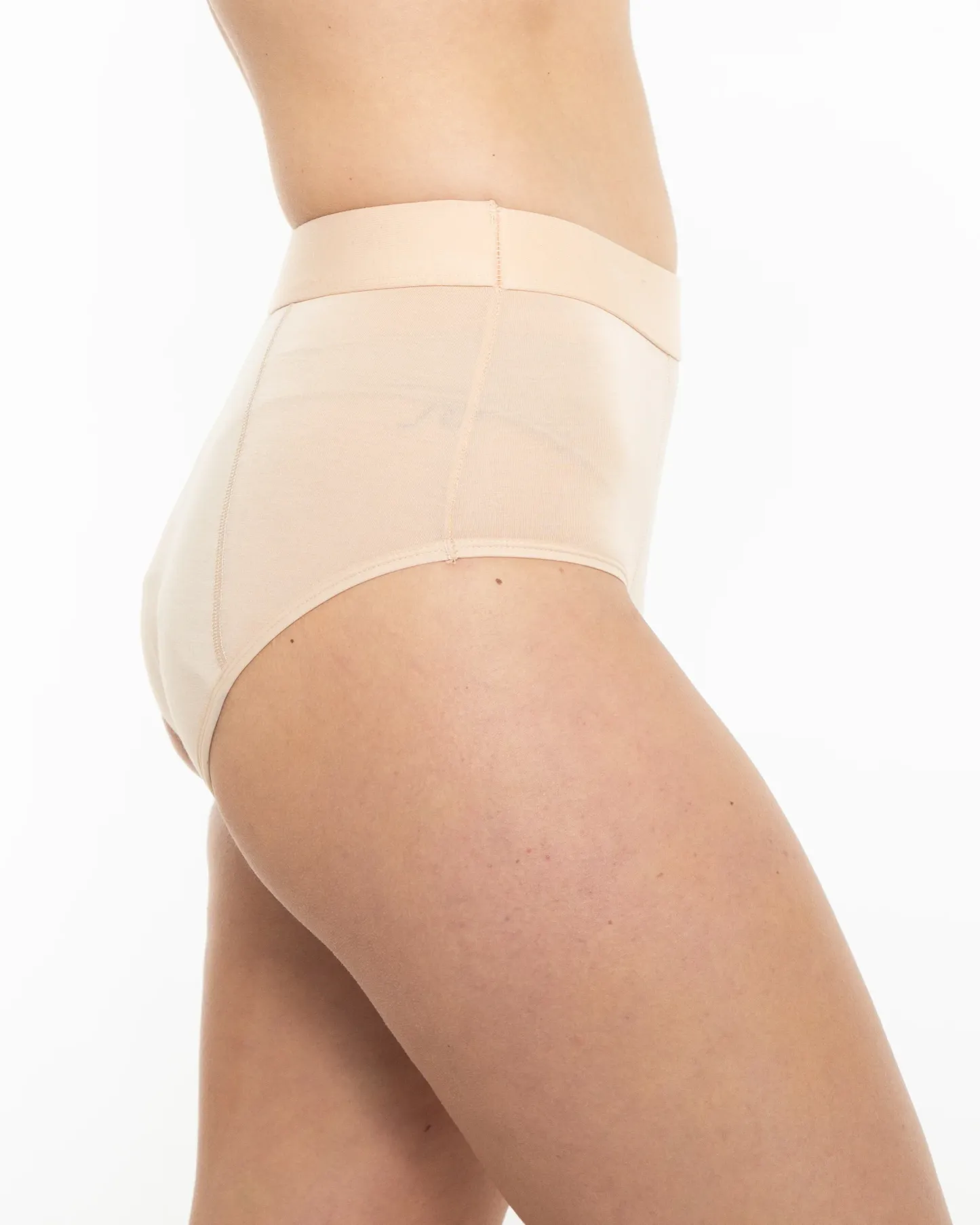 Custom Sustainability Eco-friendly Breathable Women Bamboo Fabric Outer Layer Brief Heavy Hold-RANBAO