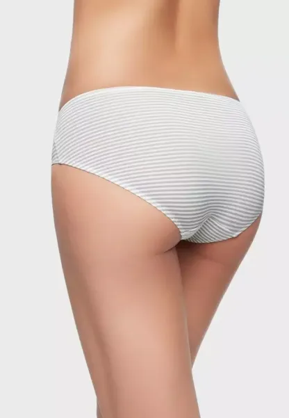 Lady's Custom Lace Waist Women's Striped Low-rise Briefs Hipster for Female Women's Underwear Lingerie Knickers for Girl Classic-RANBAO