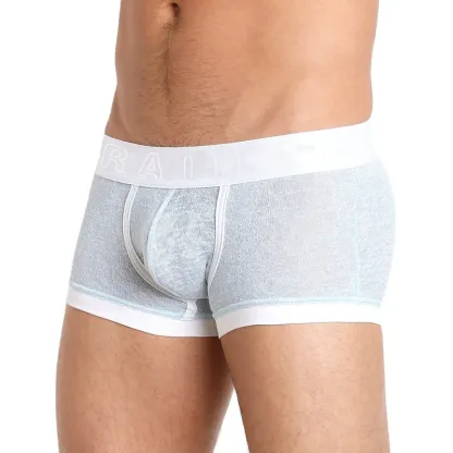 Excellent Quality Men Underwear Cotton Low-rise Boxers for Men Custom Logo Underwear Boxer Men-RANBAO