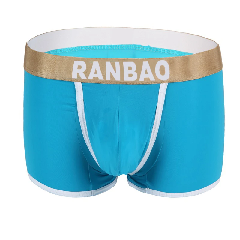 Wholesale Cheap Underwear Boxer Men Plus Size Sexy Underwear Men Custom Logo Men Underwear Cotton-RANBAO