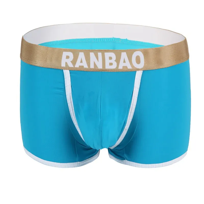 Wholesale Cheap Underwear Boxer Men Plus Size Sexy Underwear Men Custom Logo Men Underwear Cotton-RANBAO