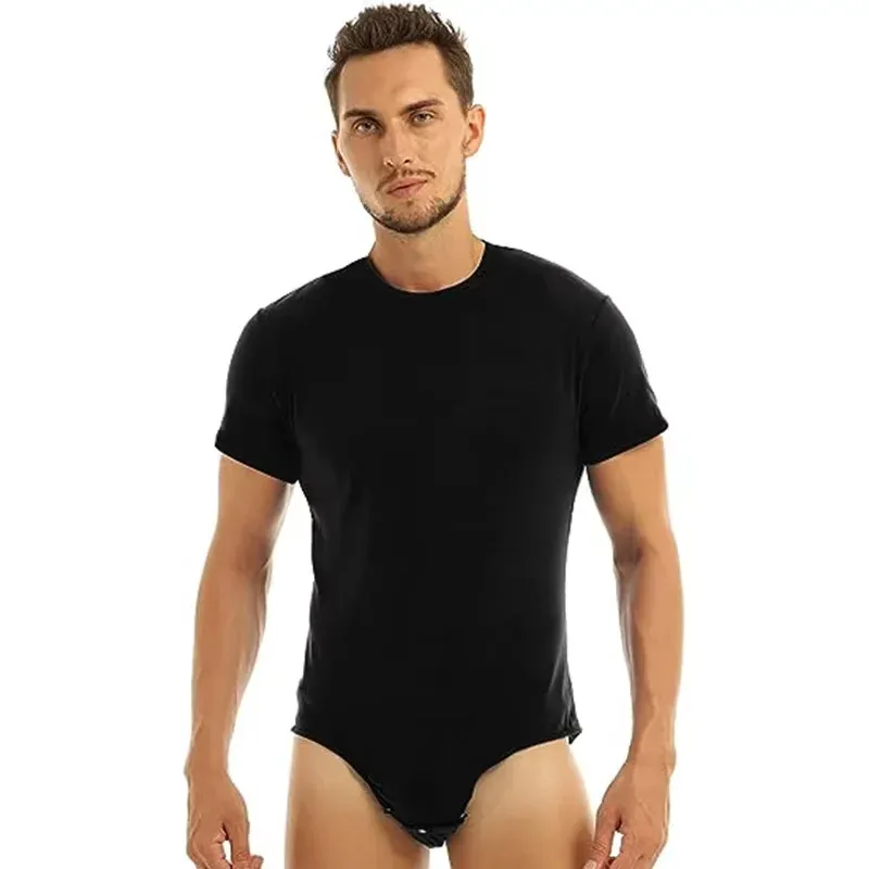 2025 New Style Design Sexy Mature Sports Underwear Men Custom Logo Underwear Bodysuit-RANBAO