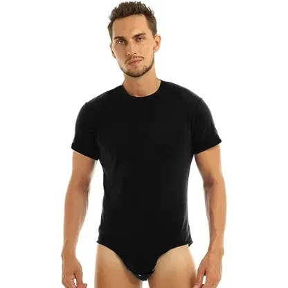 2025 New Style Design Sexy Mature Sports Underwear Men Custom Logo Underwear Bodysuit-RANBAO