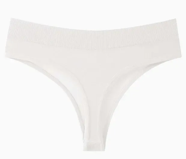 Thong MID Waist Plus Size Womens Sexy Underwear for Sports and Fitness-RANBAO