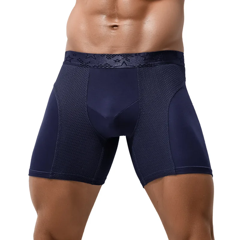 95%Cotton and 5%Elastic Fabric Cotton Stretch Classic Fit Boxer Underwear Garments Stock Lot Boxers-RANBAO