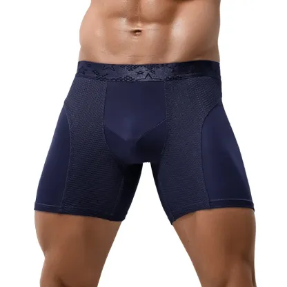 95%Cotton and 5%Elastic Fabric Cotton Stretch Classic Fit Boxer Underwear Garments Stock Lot Boxers-RANBAO