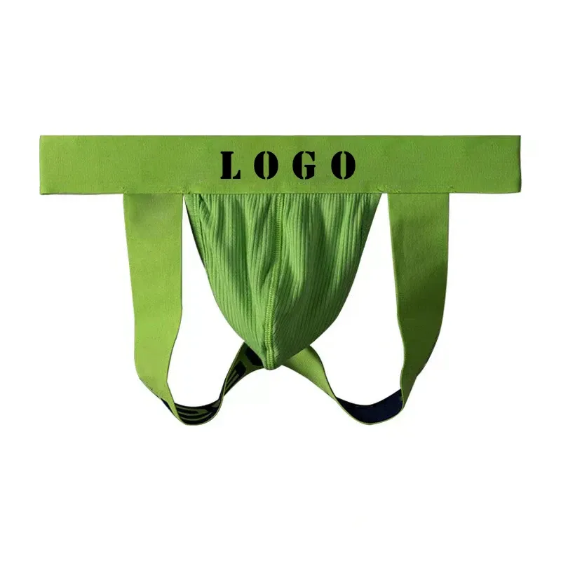 Wholesale Fashion Cotton Gay Men Sexy Man's Underwear Thong Men Jockstrap Quick Dry Thongs and G Strings U Pouch-RANBAO