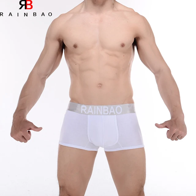 Best Seller Mature Charming Classic Solid Ribbed Male Penis Underwear Big Bulge Men'S Sexy Briefs & Boxers-RANBAO
