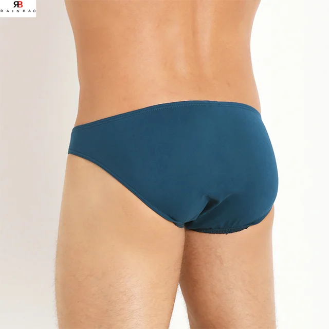 Hot Sale Spicy Low Rise Waist Men'S Sexy Underwear Classic Solid Comfortable Slip Male Briefs & Boxers-RANBAO