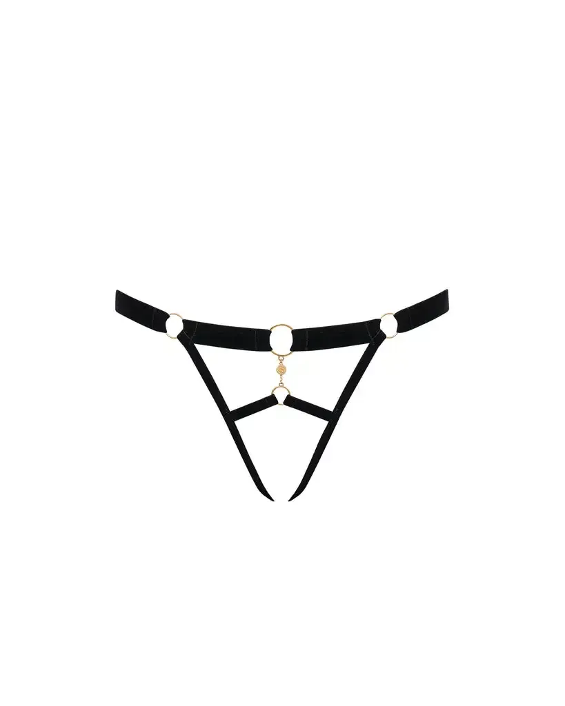 Womens Open Crotch Sexy Thongs Panties Underwear Low Rise T-Back Underpants Lingerie-RANBAO