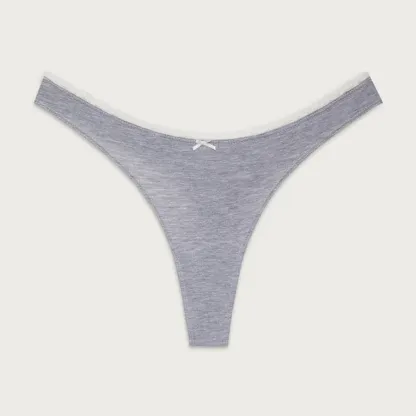 OEM Manufacturer Custom Sewing Tailor Classic Lace Trim Soft Cotton Fabric Cotton Thong-RANBAO