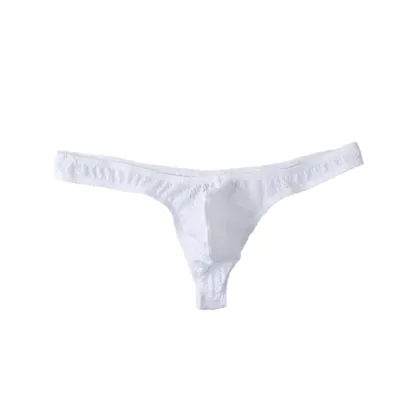 G-string Panties Cotton Underwear Men Sexy Panties Women Underpants Thongs Solid Color Briefs OEM Service-RANBAO