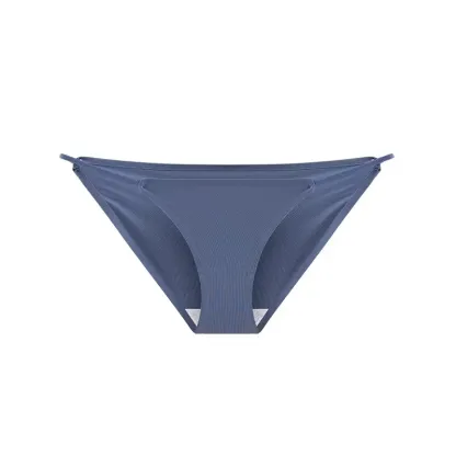 Women's Comfortable Panties Cotton Ladies Low Cut Everyday Underwear Soft ThinTriangle Bikini Sexy Underpants-RANBAO