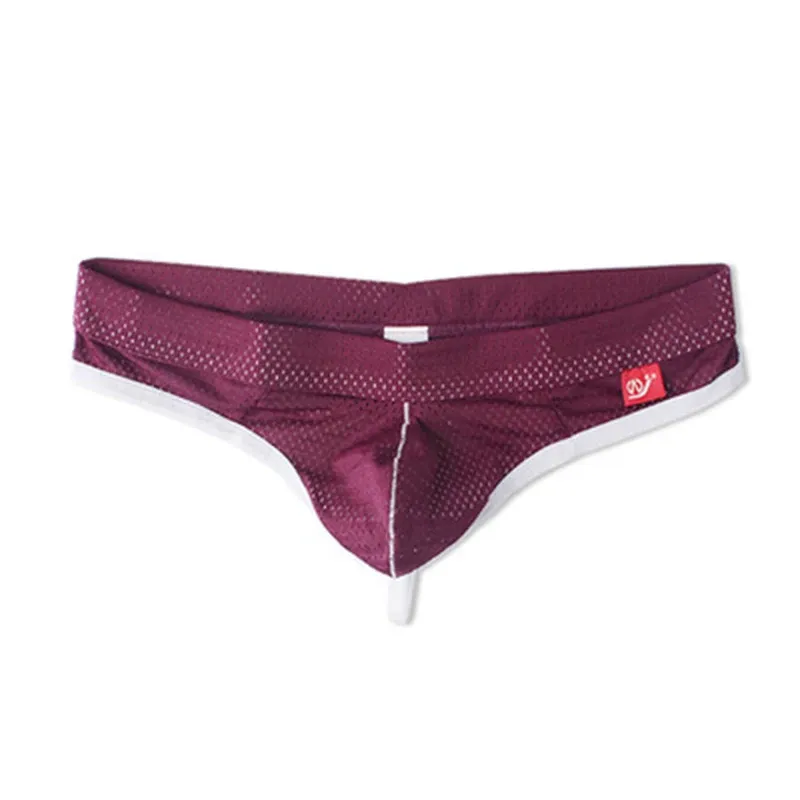 Mesh Low Rise Hot Selling New Trend Mens Jockstrap G-String Thongs Men'S Underwear Briefs-RANBAO
