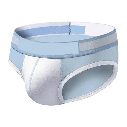 Best Quality Men's Briefs Mixed Colors Cotton Men's Underwear Low-rise Large Pouch Briefs for Men-RANBAO