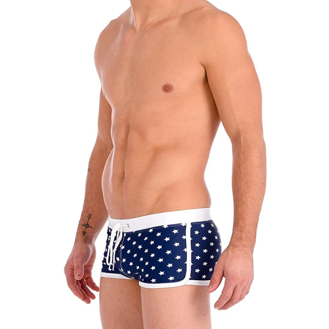 Wholesale Breathable Comfortable Eco-Friendly Swimwear Slimming Cheap Price Board Shorts Luxury Men's Swimming Trunks-RANBAO