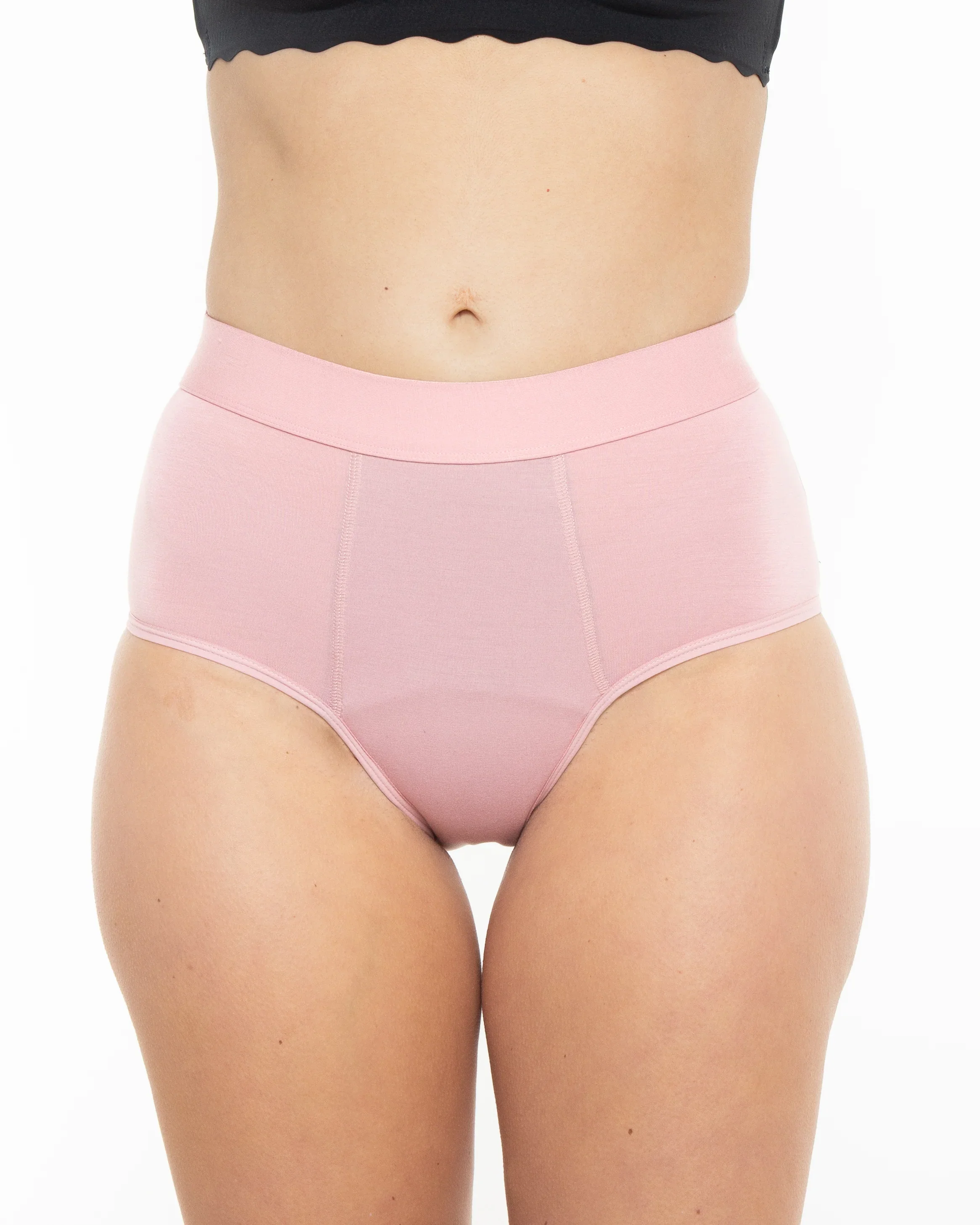 Custom Sustainability Eco-friendly Breathable Women Bamboo Fabric Outer Layer Brief Heavy Hold-RANBAO