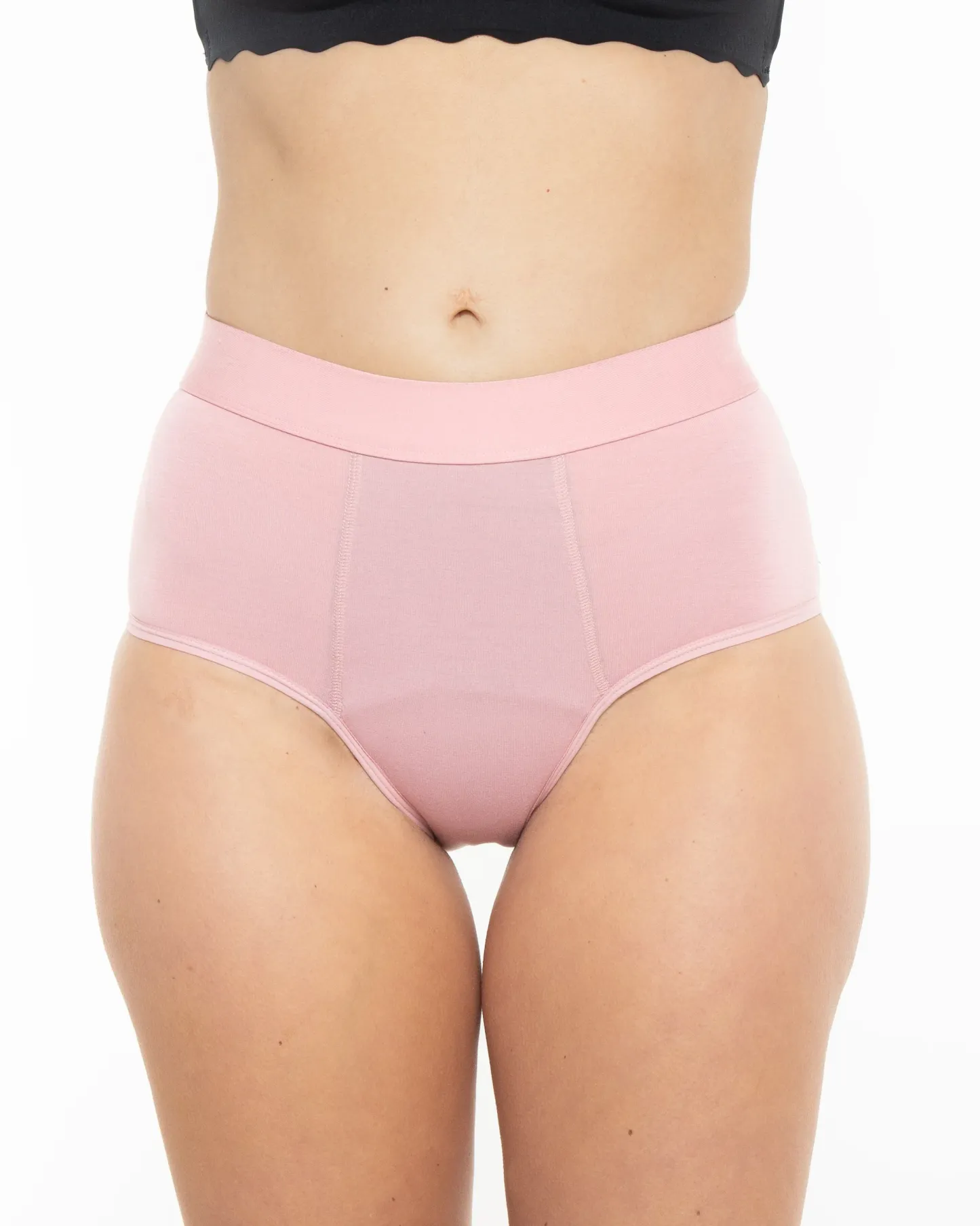 Custom Sustainability Eco-friendly Breathable Women Bamboo Fabric Outer Layer Brief Heavy Hold-RANBAO