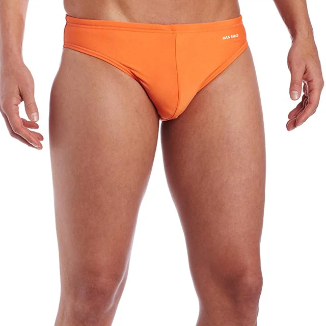 Customized Service Wholesale Men Breathable Quick Drying Nylon Material Underwear for Men'S Swimming Briefs-RANBAO