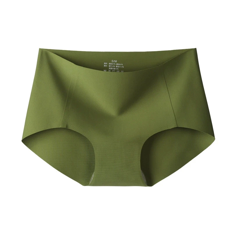 Women's Invisible Panty Stretch Underwear Seamless Hipster Brief 7A Anti-bacterial Ice Silk Thin Ladies Modal Teenage Panties-RANBAO