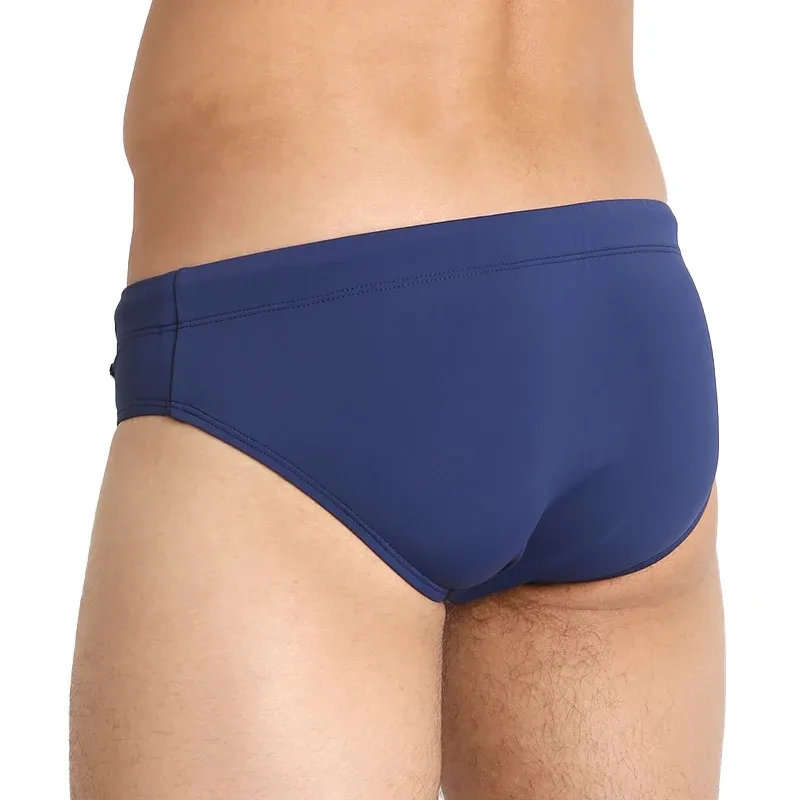 Top Quality Mens Fitness Swimwear String Design Custom Logo Mens Swimming Low-rise Cool Swim Wear-RANBAO