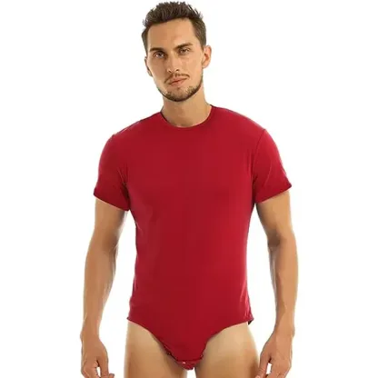 2025 New Style Design Sexy Mature Sports Underwear Men Custom Logo Underwear Bodysuit-RANBAO