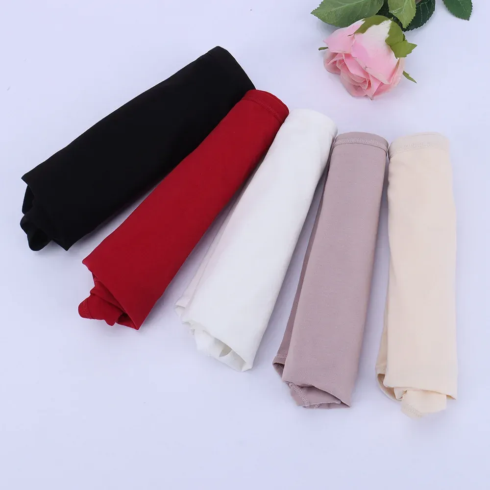 XXXL EUR US Plus Size Non-allergenic Highly Breathable Absorbent Basic Smooth slip Panties High Rise Women Brief-RANBAO