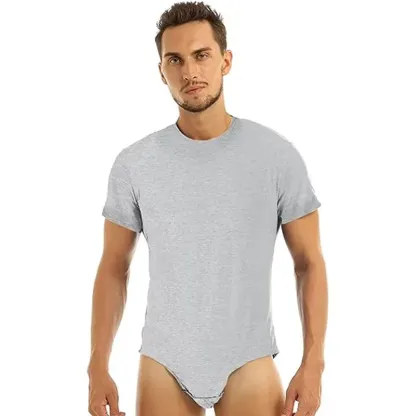 2025 New Style Design Sexy Mature Sports Underwear Men Custom Logo Underwear Bodysuit-RANBAO