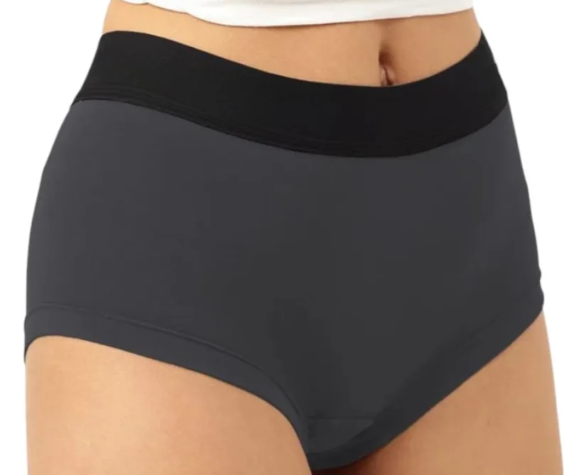 Women's Microfiber Modal Boxer Briefs High Mid-Rise Boyleg Style Woven Weaving Everyday High Cut Boyshorts Customizable Waist-RANBAO