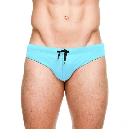 Ranbao Swimwear Brief Custom Sexy Bathing Suit Swimming Costume for Mens Male Men's Gay Swimsuit Sheer Clothes Swim Briefs Men-RANBAO