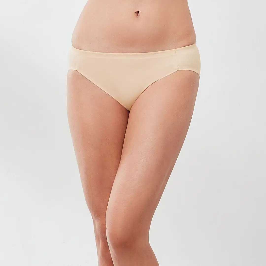 Solid High Cut Low-rise Breathable Classic Briefs Underwear Female Solid Pants Panty Panties Knickers Everyday Comfy Daily Wear-RANBAO