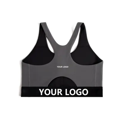 Super Perfect Stretch Elastic Sports Bra Moisture Wicking Microfiber Soft Plush Hand-Feel Flexibility Everyday Plus Size Line-RANBAO