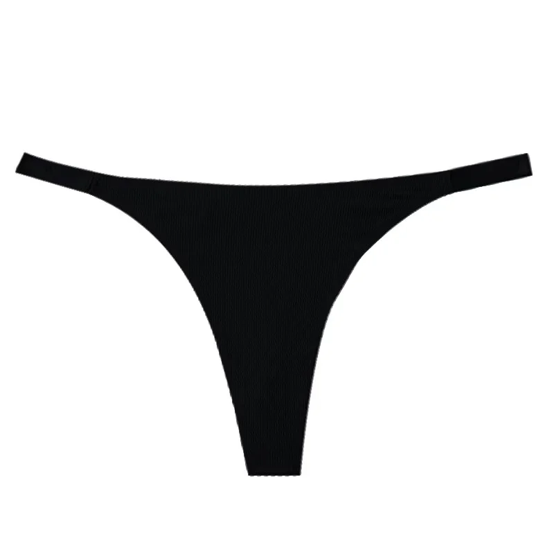 Venta Al Por Mayor Nuevo patron Vertical Personalizado De Cintura Baja Con Espalda En T Tanga Tanga Para Mujer-RANBAO