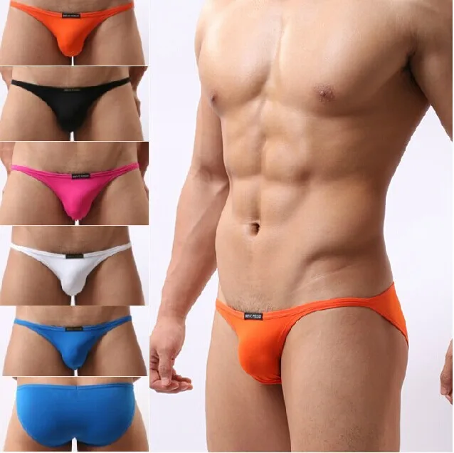 New Men's Cotton Underwear Briefs Breathable Cool Comfortable Summer Brief Panties Custom Logo and Fabric-RANBAO