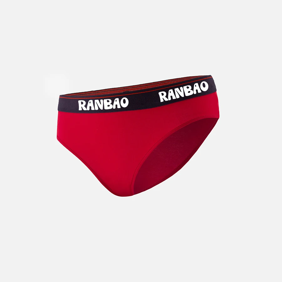 Customized high-quality women's cotton spandex sportswear set, sports bra and sports panties-RANBAO